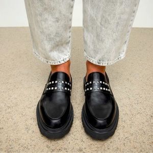 AllSaints Lola Studded Loafer